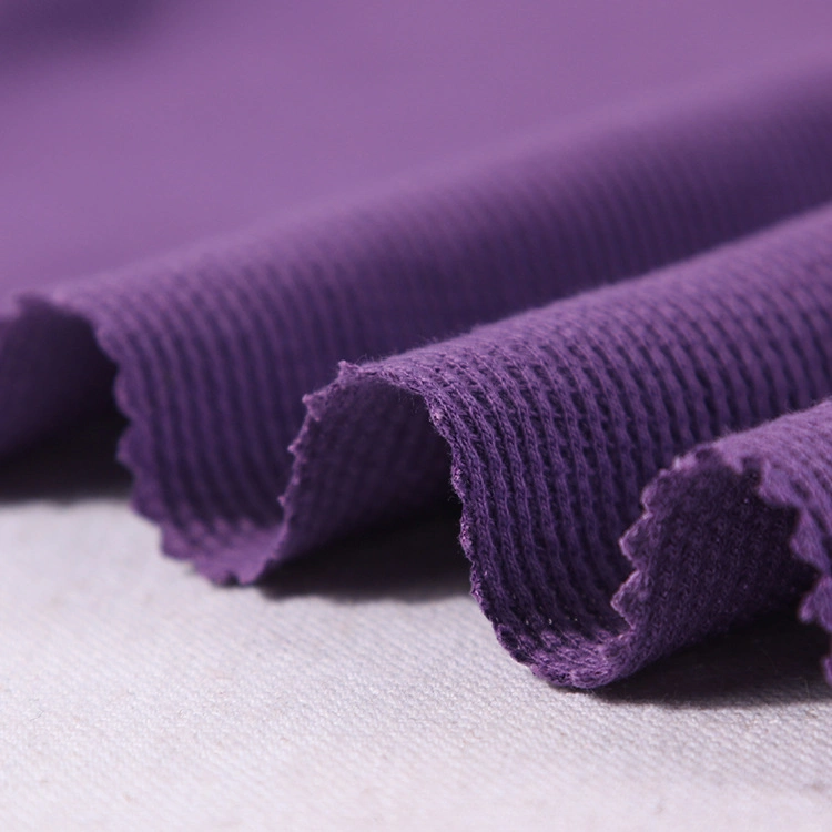 100% Cotton Interlock Fabric with Flame Retardant / Waterproof / Anti-Static Used in Hoody / T-Shirt / Uniform